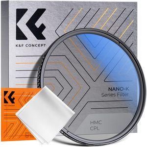 Filtro Polarizador de 82mm Nano-K – K&F Concept