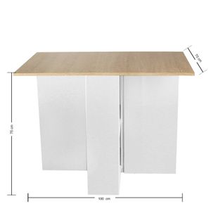 Comedor Ahorra espacio 75X110X70 Blanco-Vienes