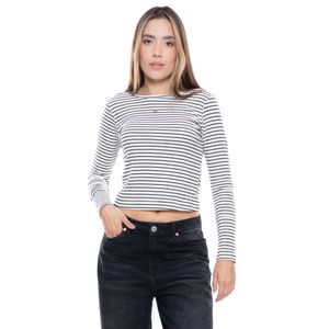Camiseta Manga Larga A Rayas