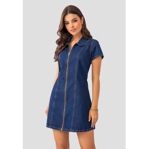 Vestido Corto Mujer Azul Mp 104892