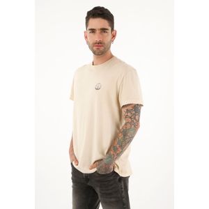 Camiseta crudo con estampado para hombre