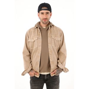 Camisa crudo con estampado en espalda para hombre