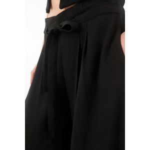 Pantalón Wide Leg amplio negro para mujer