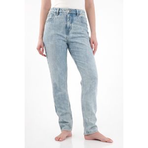 Jean Mom en 100% algodón tono claro para mujer