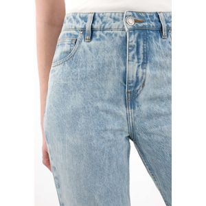 Jean Mom en 100% algodón tono claro para mujer