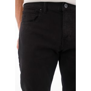 Pantalón Recto cinco bolsillos negro para hombre