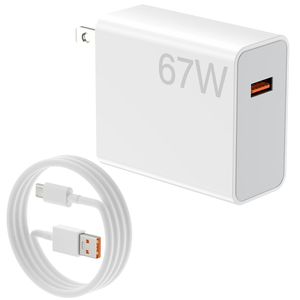 Cargador Para Celular Xiaomi De 67W USB-C/USB-A