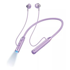 Audífonos Bluetooth Movisun S9 Magnético - Linterna Color Lila