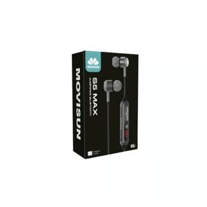 Audífonos Bluetooth Movisun S5-max Pantalla Led - Magnético Color Negro