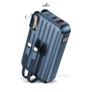 Power Bank Movisun R20 Plug 20000 mAh Carga Turbo 3 en 1 Color Azul