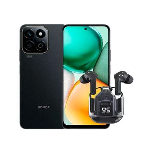 Celular Honor X7C 256 GB 8 GB RAM Negro + Audífonos Bluetooth