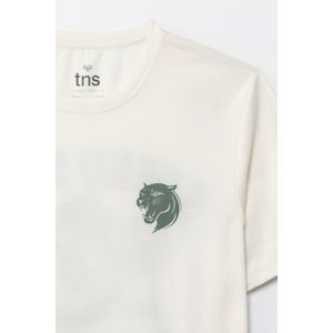 Camiseta manga corta estampada crudo para hombre