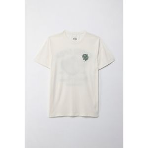 Camiseta manga corta estampada crudo para hombre