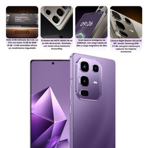 Celular INFINIX Note 50 Pro 256GB/8GB RAM – Morado
