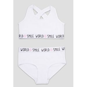 Conjunto Infantil Femenino Blanco Fi 106194