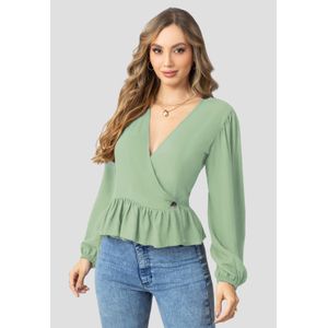 Blusa Mujer Verde Matcha Mp 110417