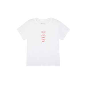 Camiseta básica blanca Regular fit para mujer