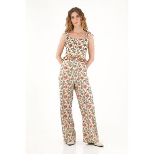Camisa crop con estampado en relieve para mujer