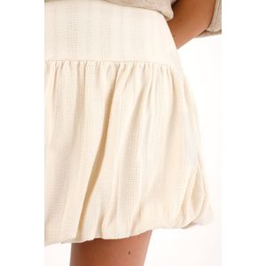 Falda tipo globo crudo para mujer