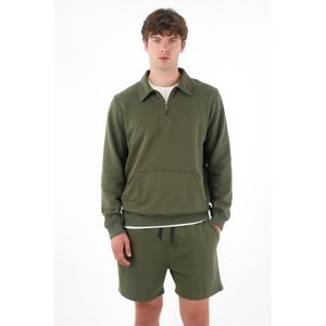 Bermuda en tejido de punto verde para hombre