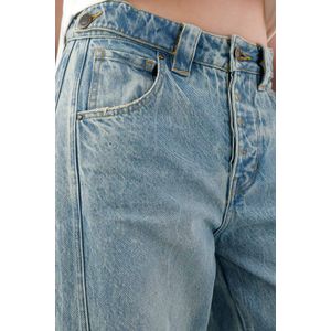 Jean Horseshoe con charretera decorativa para mujer