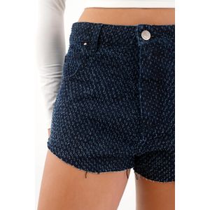 Bermuda en algodón 100% azul para mujer