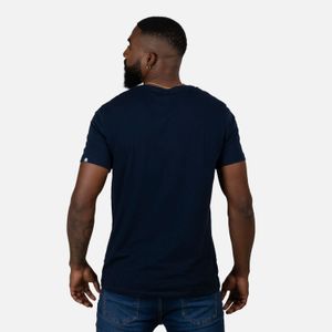Camiseta Unicolor Color Azul Oscuro Para Hombre