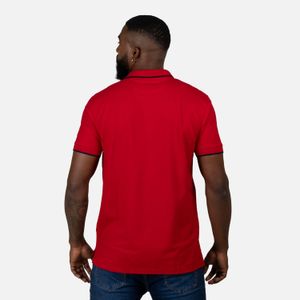 Polo Manga Corta Color Rojo Para Hombre
