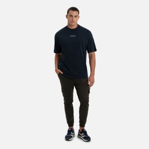 Camiseta Manga Corta Color Azul Noche Para Hombre
