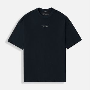 Camiseta Manga Corta Color Azul Noche Para Hombre