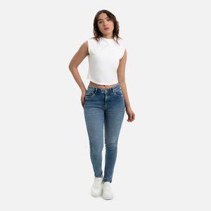 Camiseta Manga Sisa Color Ivory Para Mujer