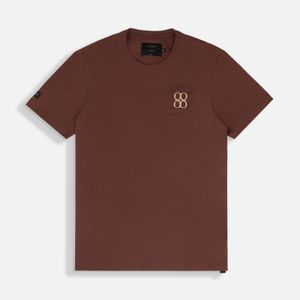 Camiseta Premium Manga Corta Color Brunette Para Hombre