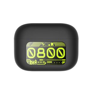 Audífonos M5 Pro con Bluetooth pantalla digital negros