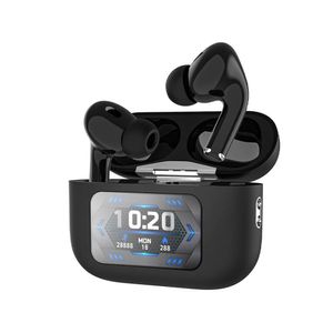 Audífonos M5 Pro con Bluetooth pantalla digital negros