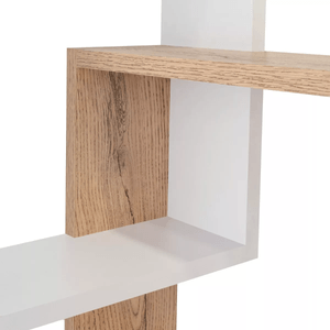 Repisa Cuadrada Deia Beige Y Blanco X 1 Unidad