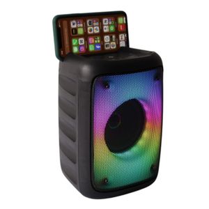 Parlante Con Luces Led Y Soporte Para Telefono