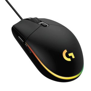 Mouse Gaming Logitech G203 Negro/Cable/USB/RGB