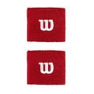 Muñequera Deportiva Wilson x2 Rojo