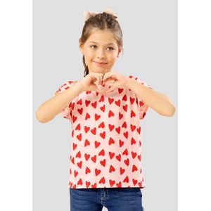 Camiseta Infantil Femenino Estampado Mp 108199