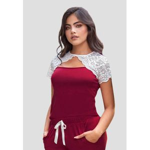 Camisa Pijama Mujer Vinotinto Fi 83267