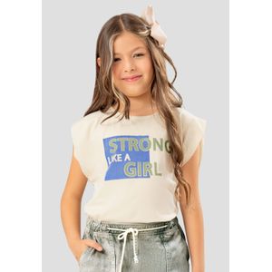 Blusa Infantil Femenino Crema Mp 108194