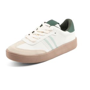 Tenis Mujer Brazil Marfil-Verde Tellenzi