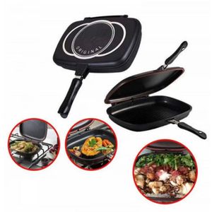 Sarten Doble Parrilla 36Cm Antiadherente