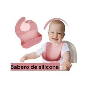 Set Vajilla Bebe En Silicona Kit Alimentacion 8 Piezas Rosa