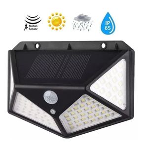 Lampara De Panel Solar Para Exteriores De 100w Y Sensor