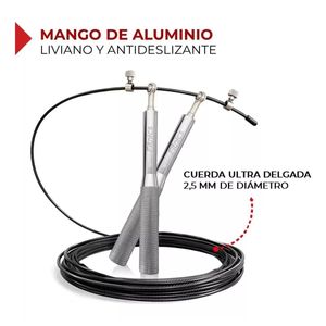 Lazo Cuerda Saltar Profesional Velocidad Aluminio