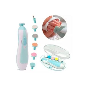 Lima De Uñas Eléctrica Para Bebe Silencioso Azul