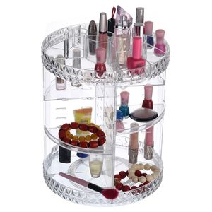 Organizador De Maquillaje Acrilico Giratorio Soporte Para Cosmeticos