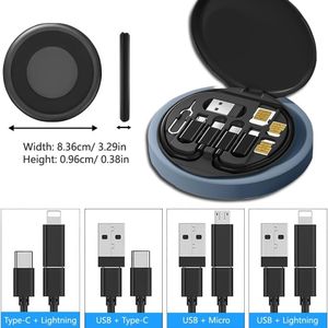 Kit De Cable Tipo C iPhone V8 Usb Aguja Para Sim