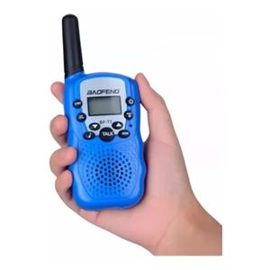 Radios Mini Walkie Talkies Baofeng Bf T3 X 2 Unidades Azul